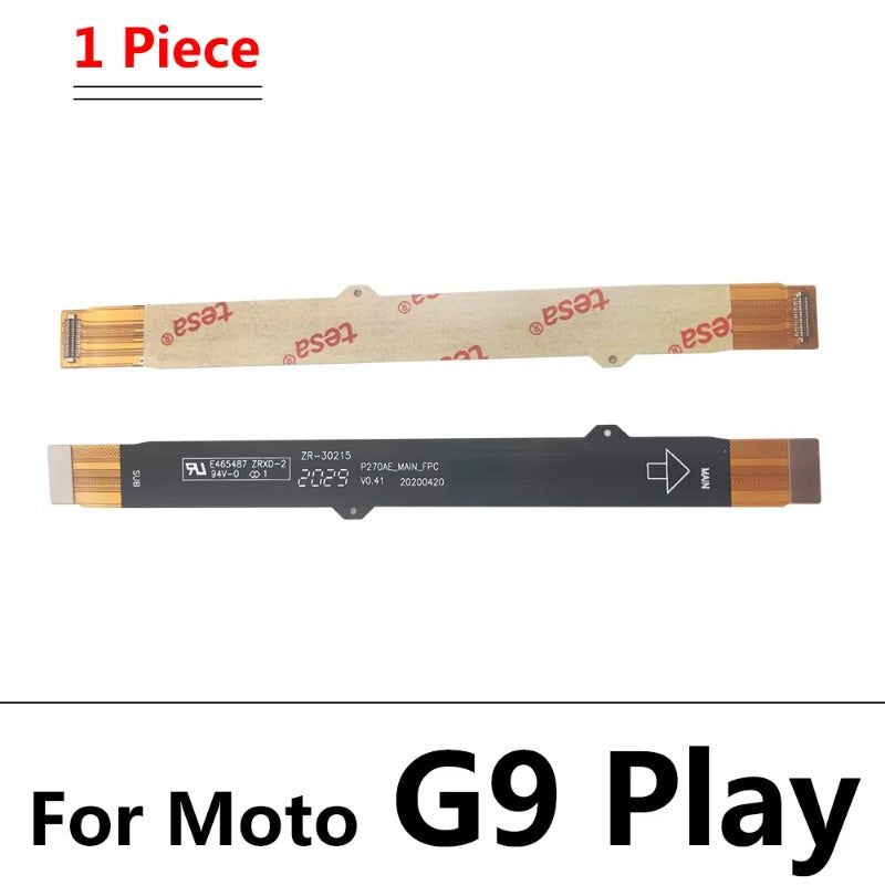 10pcs Main Board Mainboard Connect Flex Cable For Motorola Moto G8 G9 Plus Play Power One Hyper Macro Vision Fusion Plus Motorola phone repair parts