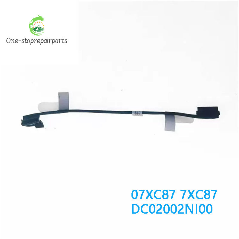 NEW Original LAPTOP Battery Cable For Dell Latitude 7480 7490 E7480 E7490 P73G DC02002NI00 7XC87 07XC87 Battery connector Dell laptop repair parts