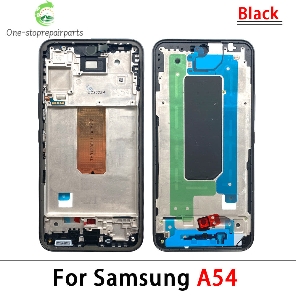 10Pcs, Middle Frame For Samsung A13 A14 A23 A24 A34 A54 A33 A73 4G 5G Front Frame Housing Bezel Repair Parts Samsung phone repair parts