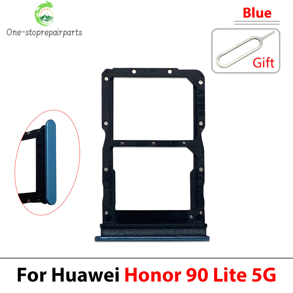 New For Huawei Honor 50 60 70 80 90 Pro Se Lite Plus 5G SIM Card Slot SD Card Tray Holder Adapter Huawei phone repair parts