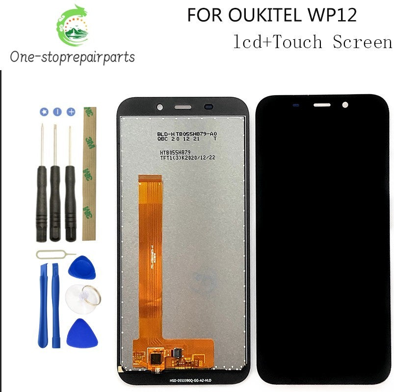 New Original 5.5" For OUKITEL WP12 LCD Display Touch Screen Digitizer Assembly LCD Parts For Oukitel WP12 Pro Display LCD Other Brand Phone repair parts
