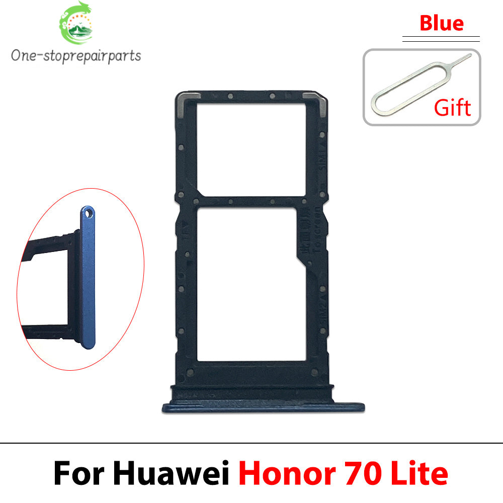 New For Huawei Honor 50 60 70 80 90 Pro Se Lite Plus 5G SIM Card Slot SD Card Tray Holder Adapter Huawei phone repair parts