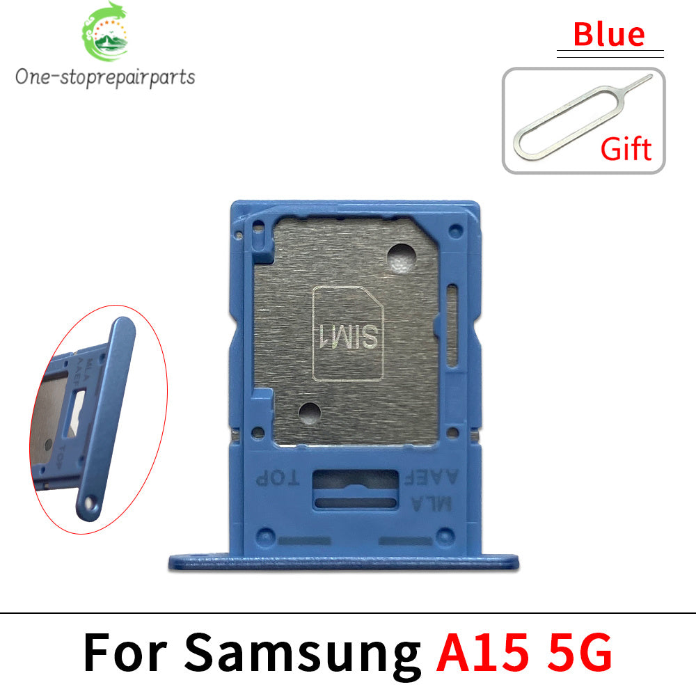 10Pcs, New For Samsung A15 A25 A35 A55 4G 5G SIM Card Slot SD Card Tray Holder Adapter Samsung phone repair parts