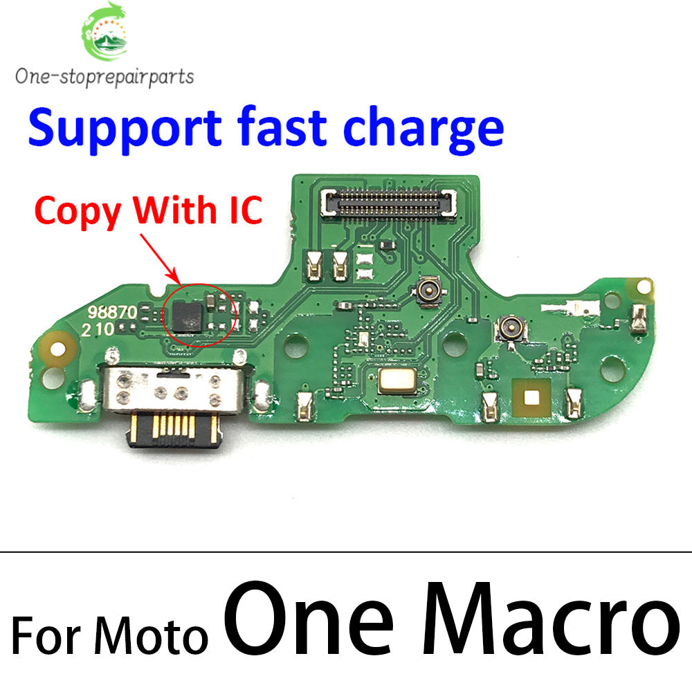 USB Charge Port Dock Connector Charging Board Flex Cable For Motorola Moto G10 G20 G30 G50 G60 G60s G100 Power One Hyper G50 5G Motorola phone repair parts