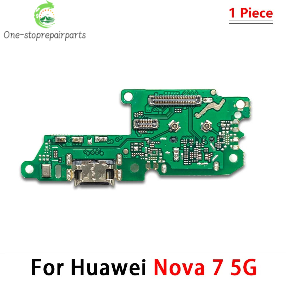 New For Huawei Nova 7 8  Se 9 10 Pro 5G Dock Connector Micro USB Charger Charging Port Flex Cable Microphone Board Huawei phone repair parts