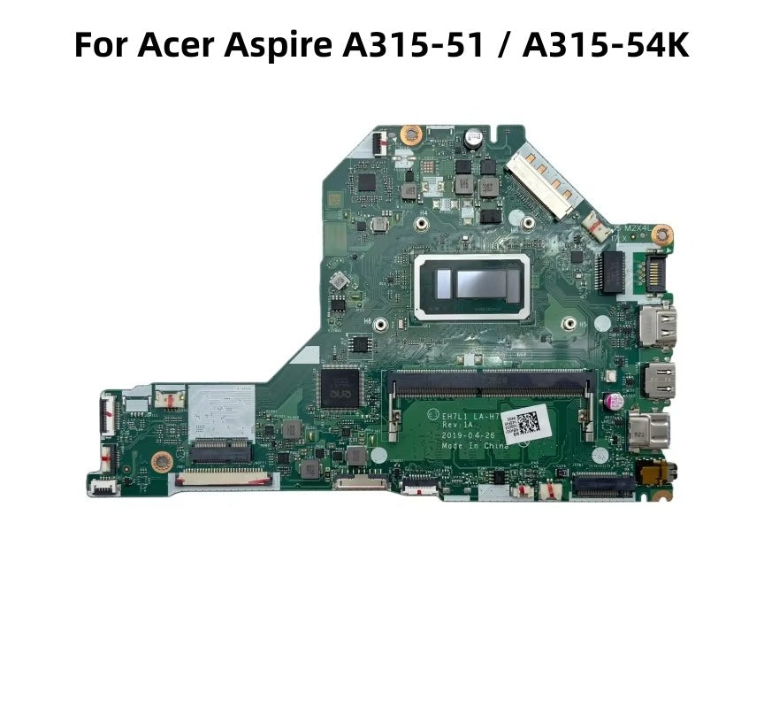 EH7L1 LA-H782P For Acer Aspire A315-51 A315-54K Laptop Motherboard With i3-6006U i3-7020U i5-6200U CPU 4GB-RAM DDR4 NBHEE11002 Acer laptop repair parts