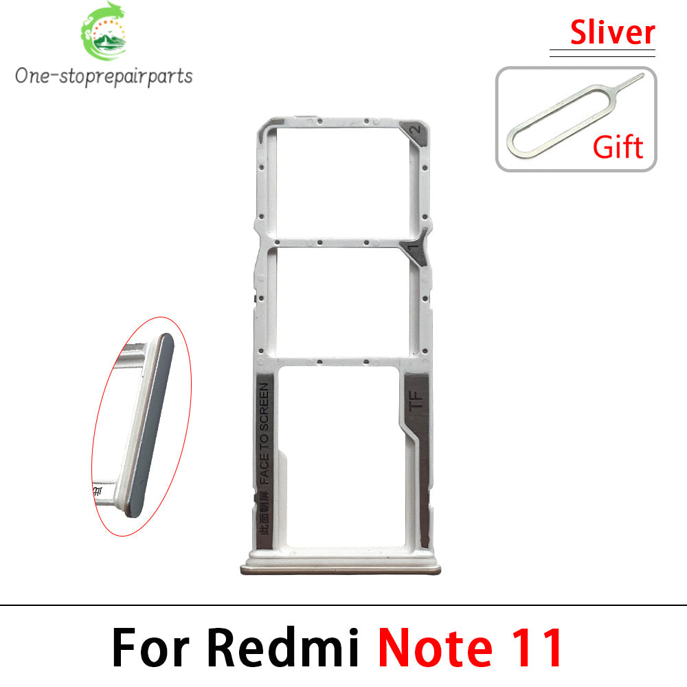 SIM Card Tray Slot Holder Adapter Accessories For Xiaomi Redmi Note 11 11s Pro Plus 4G 5G  Xiaomi  Xiao mi phone repair parts