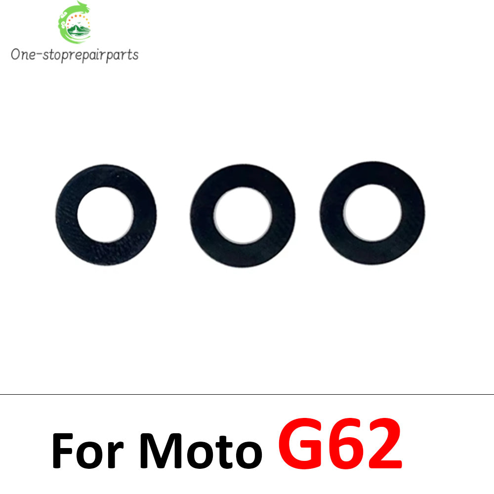 10Pcs, Back Rear Camera Glass Lens With Adhesive For Moto G22 G32 G42 G52 G62 G13 G23 G53 G73 G14 G24 G34 G54 G84 G04 G82 5G Motorola phone repair parts