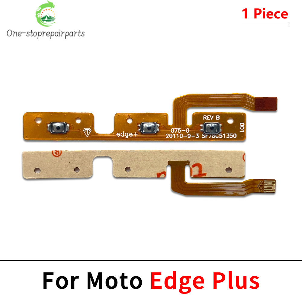 10Pcs/Lot, Power on off Volume Key Button Flex Cable For Motorola For Moto Edge 20 30 Pro Lite 30 40 50 Neo Ultra Fusion Plus Motorola phone repair parts