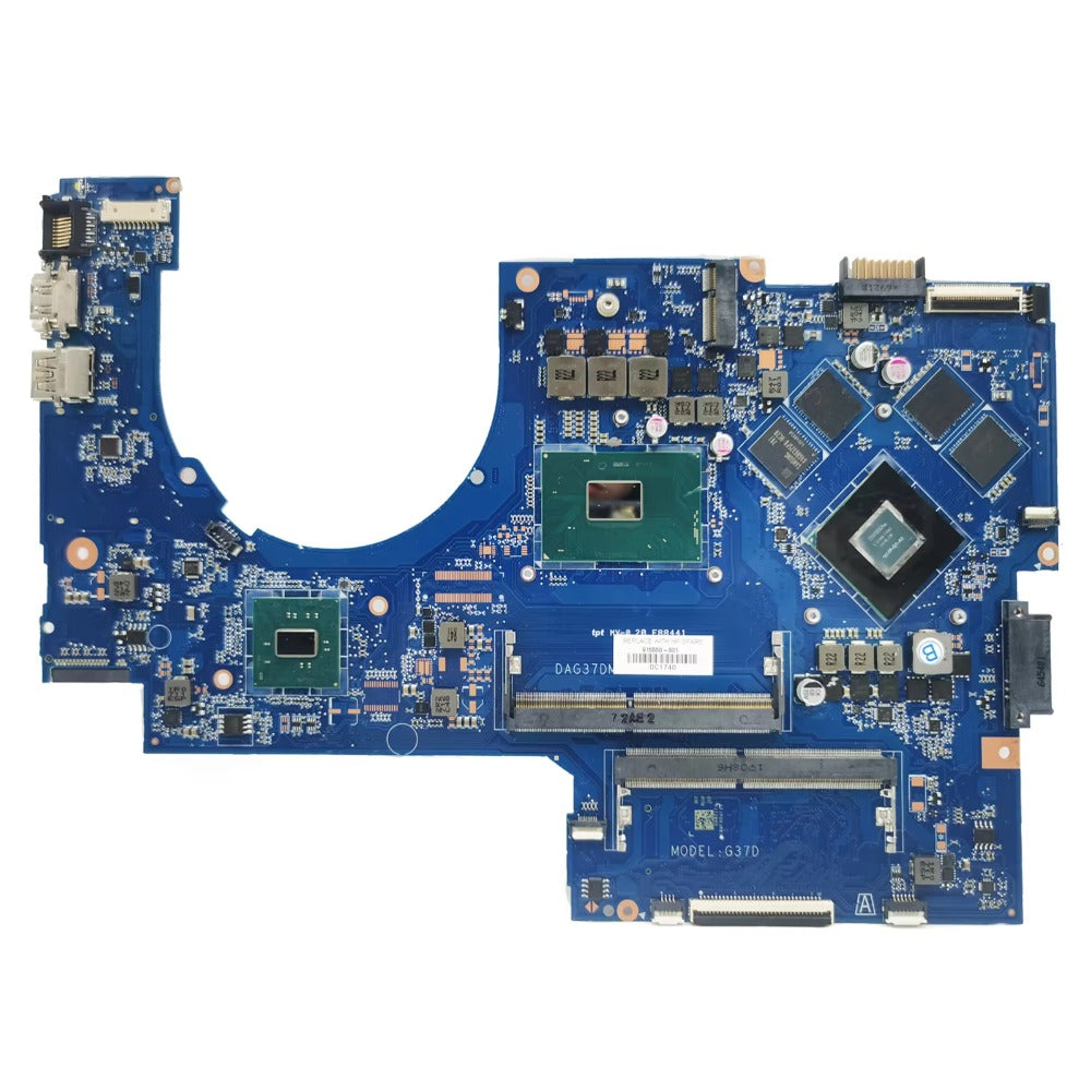 100% Fully Tested G37D DAG37DMBAD0 Mainboard For HP Pavilion 17-AB 17-W Motherboard i5-7300HQ GTX1050 i7-7700HQ CP 915550-001 915550-601 915468-601 HP Laptop repair parts