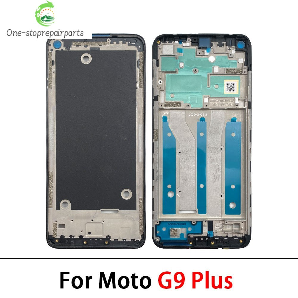 New Front Housing LCD Display Bezel Middle Frame For Motorola Moto G8 G9 Play Plus Power Lite Motorola phone repair parts