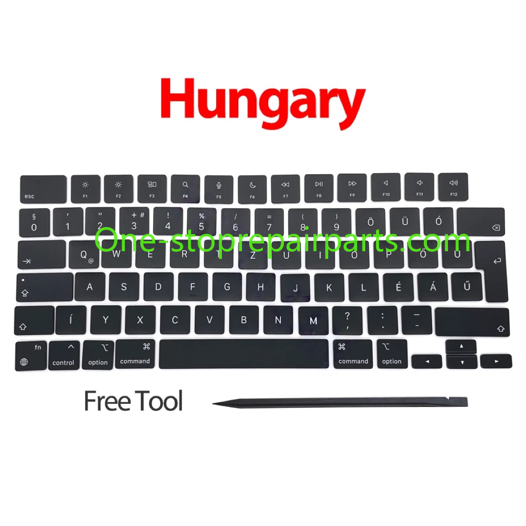 Laptop A2442 A2485 A2779 A2780 A2918 A2992 A2991 Keycaps Keys Key Cap Set for Macbook Pro M1 M2 M3 14" 16" Keyboard Repair Kit Macbook repair parts