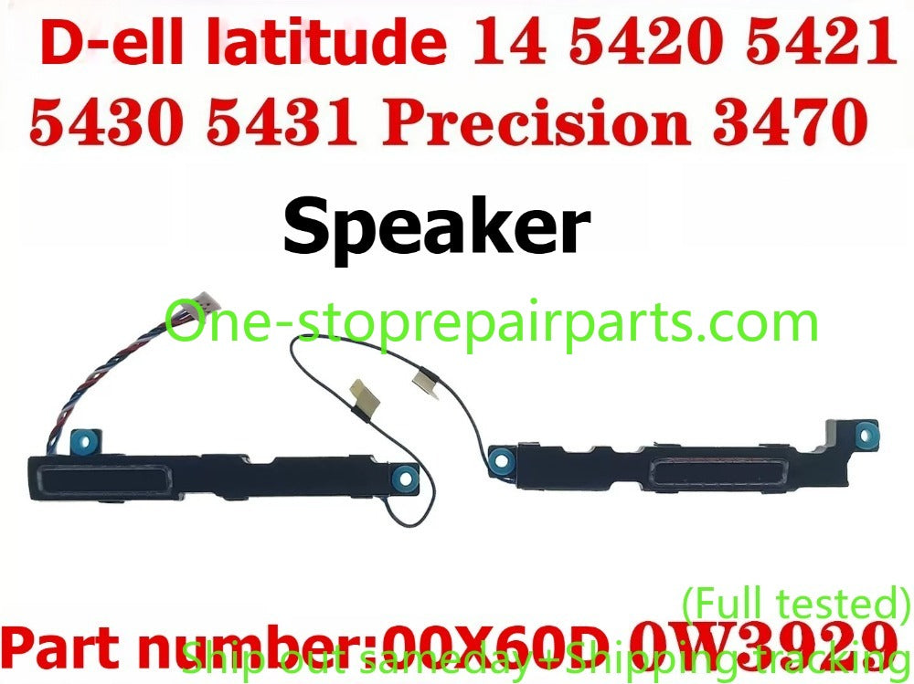 Speaker For Dell  Latitude 5420 5421 5430 5431 E5420 E5421 00X60D 0W3929 W3929 PK230012Q00 speakers L R