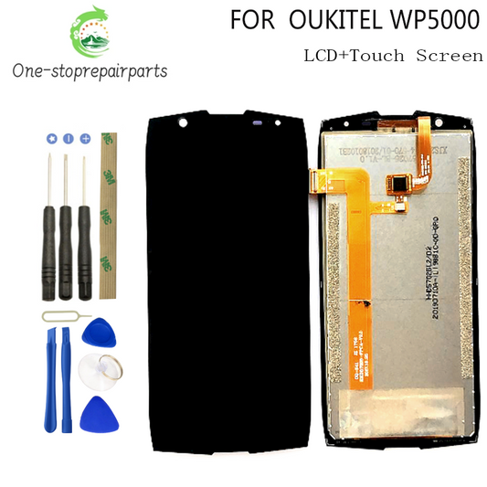 100% Original 5.7" For OUKITEL WP5000 LCD Display + Touch Screen Digitizer Assembly Original Quality For WP 5000 Replacement Other Brand Phone repair parts