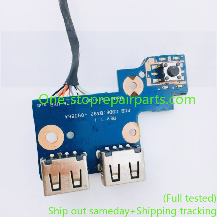 I/O Swicth Power USB board daughterboard For SAMSUNG NP300E5A  NP305E7A  NP300E7A NP305E5A BA92-09366A USB sub-board