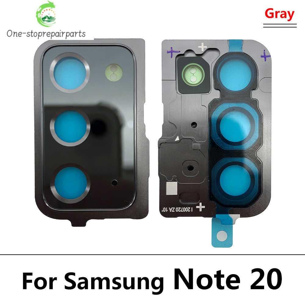 Housing Back Rear Camera Glass Lens With Cover Frame Holder For Samsung Note 20 / Note 20 Ultra / Note 10 Plus / Note 10 Lite Samsung phone repair parts