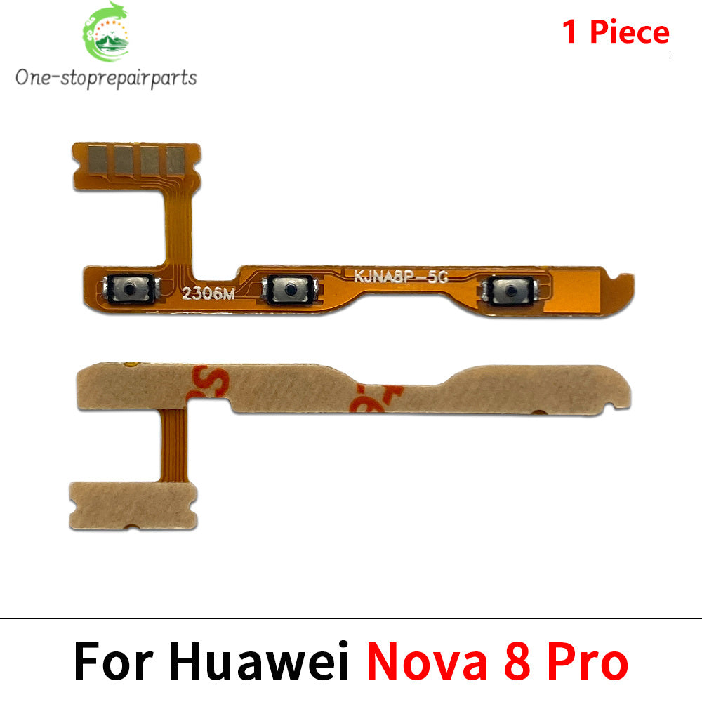 Power On Off Volume Side Button Key Flex Cable For Huawei Nova 8 8i 9 10 11 11i 12 12i Pro Se Y61 Y91 Huawei phone repair parts