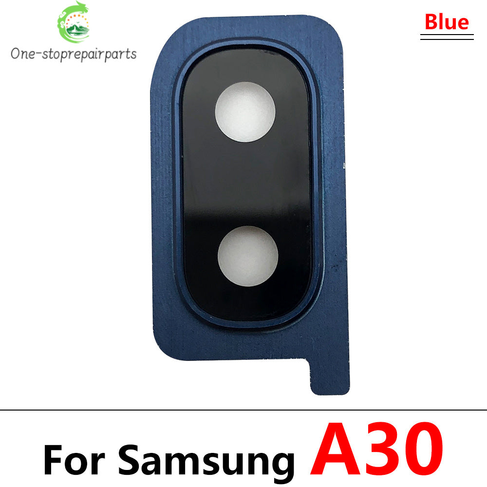 New Housing Back Rear Camera Glass Lens With Cover Frame Holder For Samsung A10 A20 A30 A40 A50 A70 A105F A205F A305F A505F A705 Samsung phone repair parts