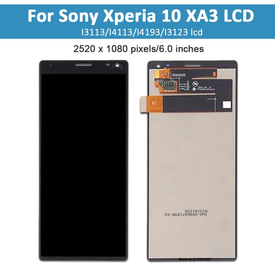 6.0" Original Display For Sony Xperia 10 LCD XA3 Touch Screen Digitizer Replacement For Sony X10 I3123 I3113 I4113 I4193 lcd Sony phone repair parts
