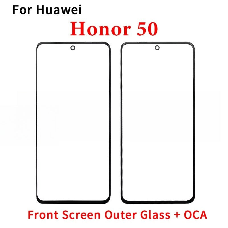 New Front Screen Outer Glass With OCA For Huawei Magic 5 6 Pro Lite / Honor 50 60 Pro SE Lite Huawei phone repair parts