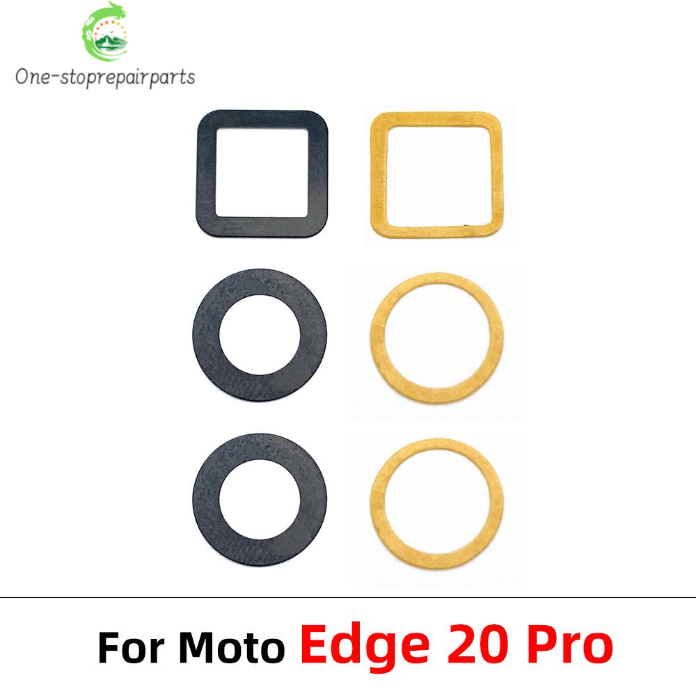 10Pcs, Camera Glass For Motorola Moto Edge 20 30 40 Pro Lite Neo Fusion Rear Back Camera glass Lens With Glue Adhesive Motorola phone repair parts