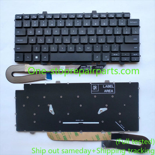 US Black English Backlit Laptop Keyboard for DELL Latiude 3120 E3120 CN-0X425R Latitude 3120 E3120 2-in-1 0X425R X425R Laptop Keyboard