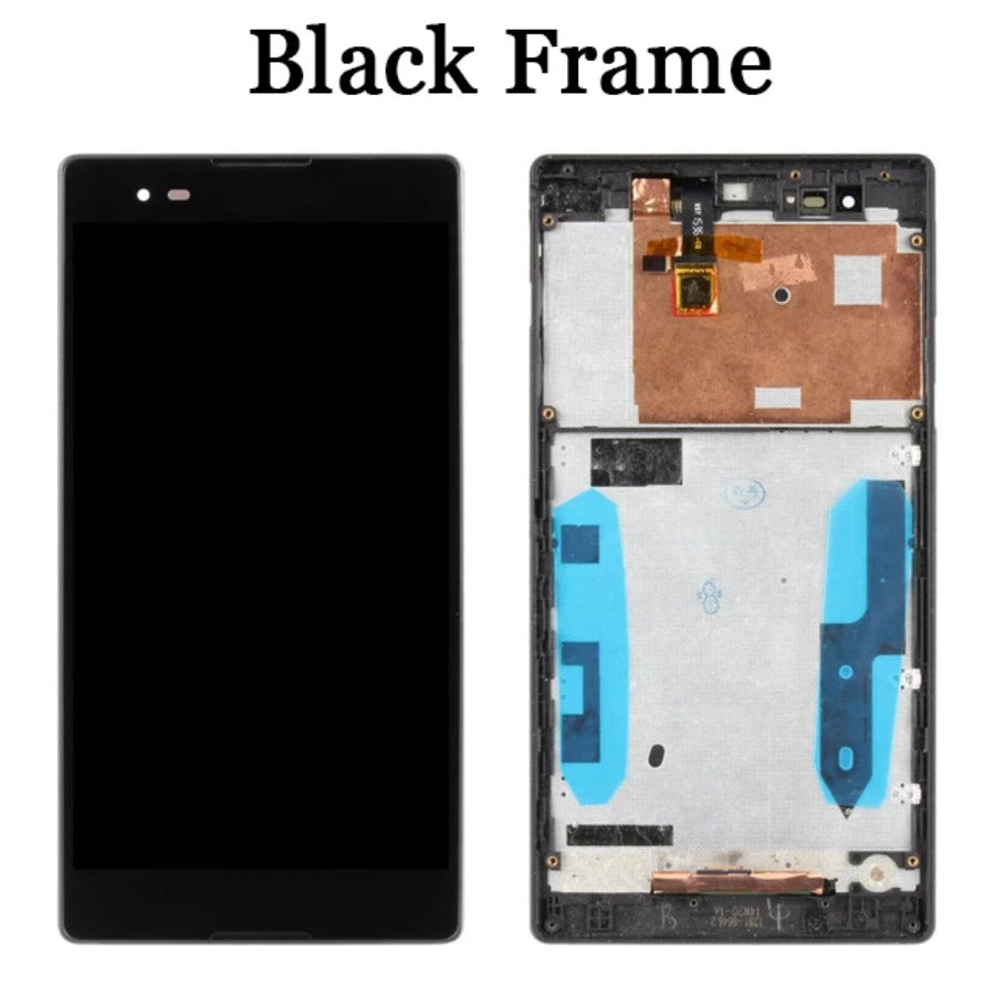 6.0" Original LCD For Sony Xperia T2 Ultra D5303 D5322 D5306  lcd Display Touch Screen With Frame Digitizer Assembly Replacement Sony phone repair parts