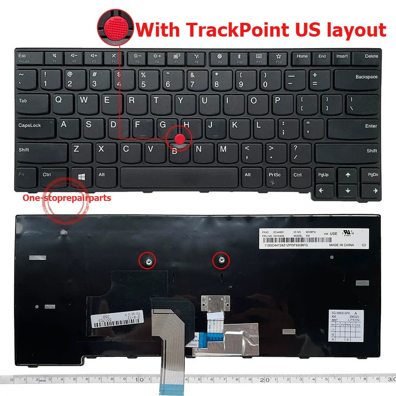 Keyboard for IBM E450 E455 E450C W450 E460 E465 E475 E470 E470C mouse TrackPoint