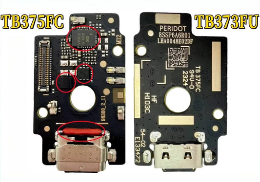 USB Charging Port Connector Plug Jack Charge Dock Board Flex Cable For Lenovo Tab PadPro 2025 TB375FC TB373FU Lenovo tablet repair parts