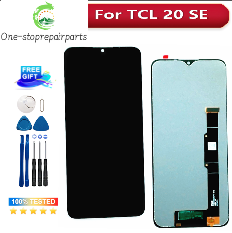 6.82" Original For TCL 20 SE LCD T671H T671F T671O T671E LCD DisplayTouch Screen Digitizer Assembly For TCL 20SE LCD TCL phone repair parts