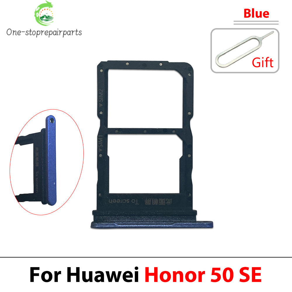 New For Huawei Honor 50 60 70 80 90 Pro Se Lite Plus 5G SIM Card Slot SD Card Tray Holder Adapter Huawei phone repair parts