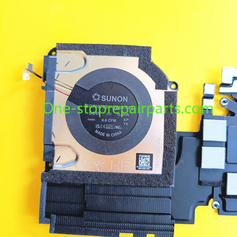 laptop CPU GPU cooling heatsink fan For Dell Pro Max 16 Premium MA16250 0YRR77 0HK2HR 0X3F1P CPU GPU cooling fan and heatsink assembly Dell laptop repair parts