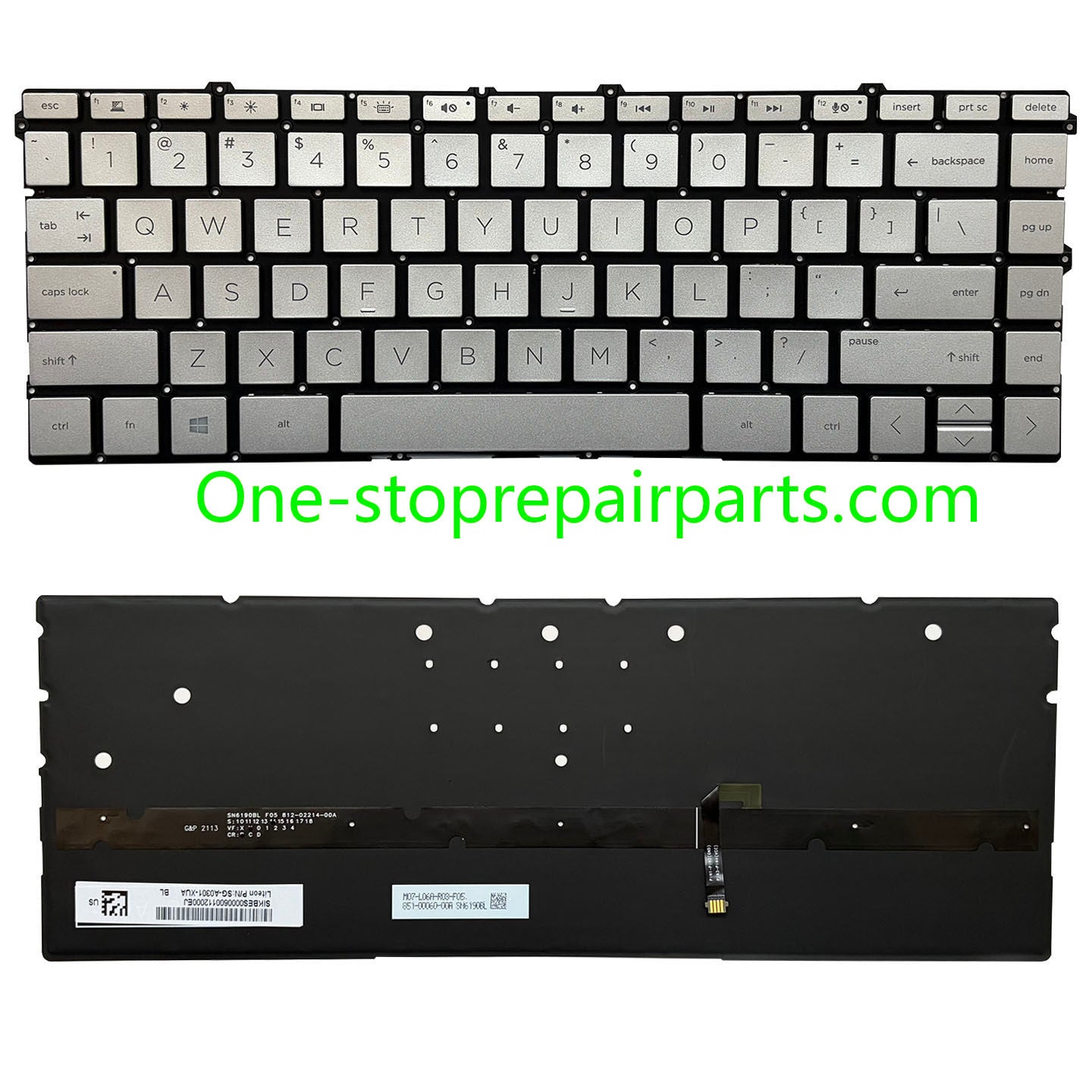 Upper Keyoard  for HP Spectre X360 13-AW TPN-Q225 UK/SP/RU/LA US