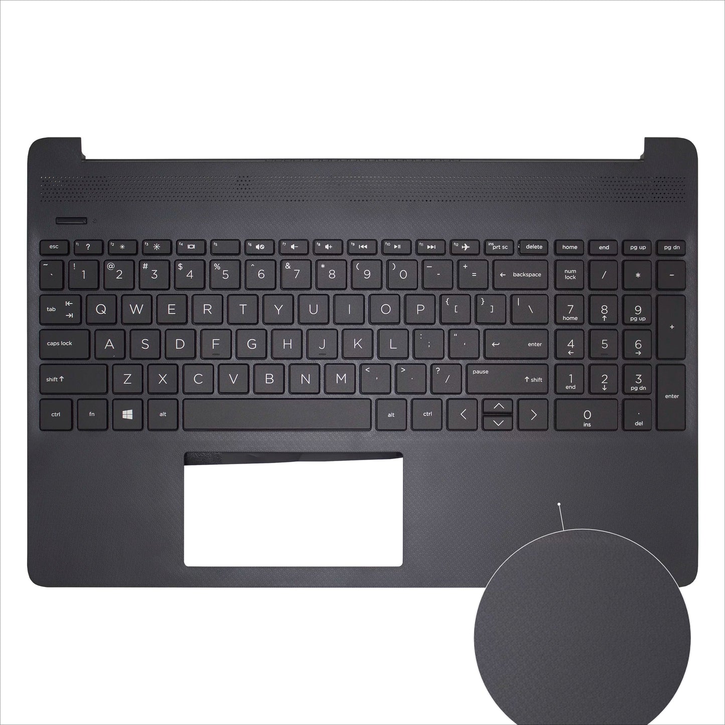 Upper cover case keyboard for  HP 15-EF DY 15s-EQ FQ TPN-Q222 Top case plamrest  L63579-001 touchpad