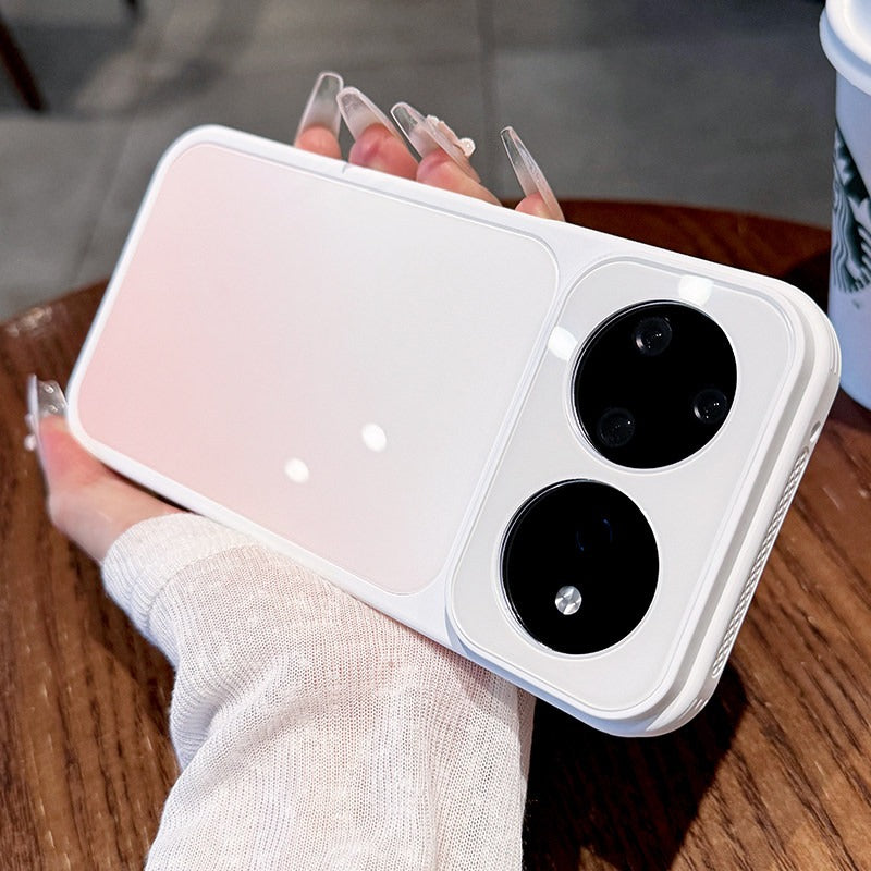 Smudge heat dissipation gradual change For Huawei nova16pro mobile phone case New 16ultra large hole lens all-inclusive protective case nova16 side heat dissipation mesh design shell Phone Accessories
