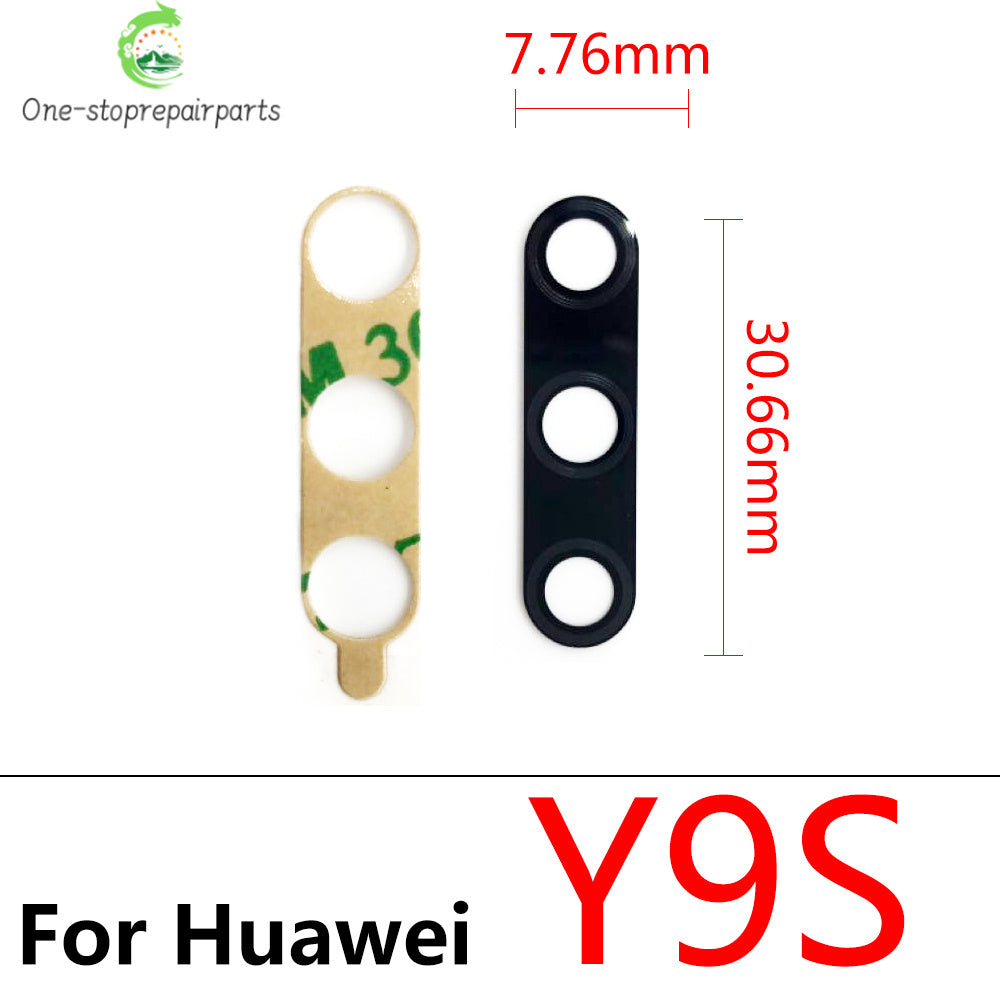 10Pcs, Rear Back Camera Glass Lens For Huawei Y9S Y9A Y8S Y8P Y6P Y7P Y7A Y6s Y5P 2020 Y9 Prime 2019 With Adhesive Huawei phone repair parts