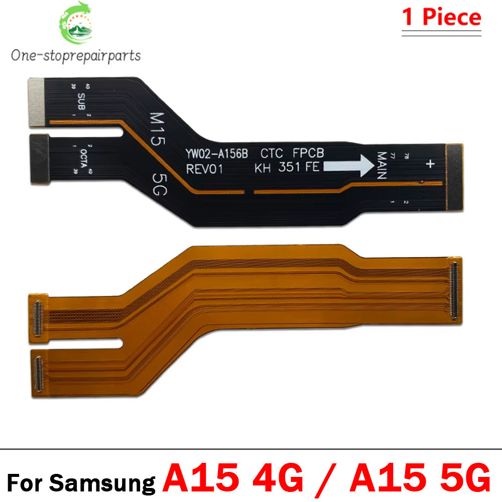 10Pcs/Lot，Main Board Motherboard Connector Flex Cable For Samsung A15 A16 A25 A35 A55 A26 A36 A56 4G 5G A166B A156B Samsung phone repair parts