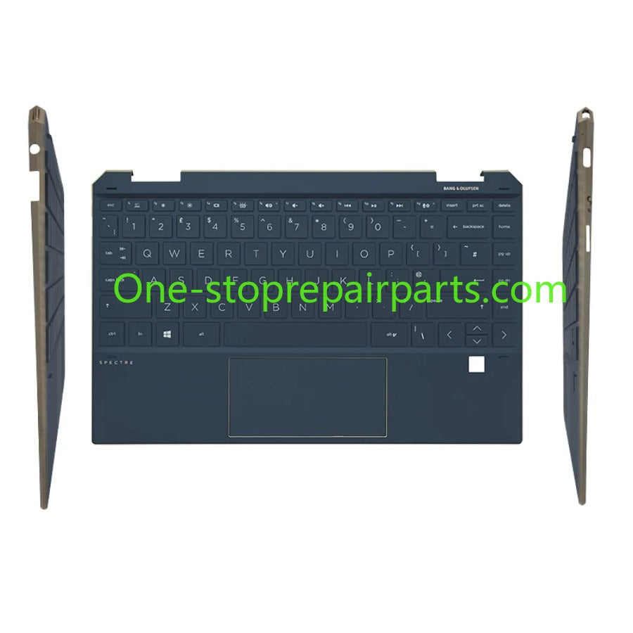 Cover case for HP Spectre X360 13-AW 13T-AW  TPN-Q225 lcd back housing bezel upper topcase palmrtest keyboard touchpad lower bottom hing cover HP laptop repair parts