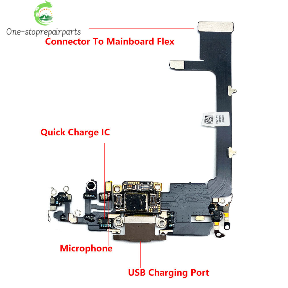 New For iPhone 11 12 13 14 15 Pro 11Pro 12Pro 13Pro Max Mini Plus USB Charger Charging Dock Port Connector Microphone Flex Cable  iPhone phone repair parts