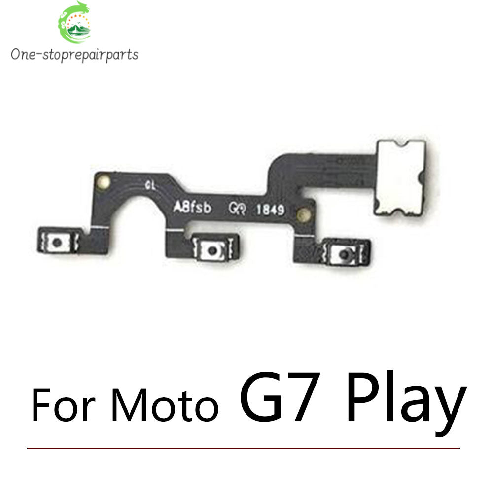 Power On Off Volume Button Flex Cable For Motorola Moto G5 G5s G6 G4 G8 G7 G9 Plus Play Power Lite Motorola phone repair parts