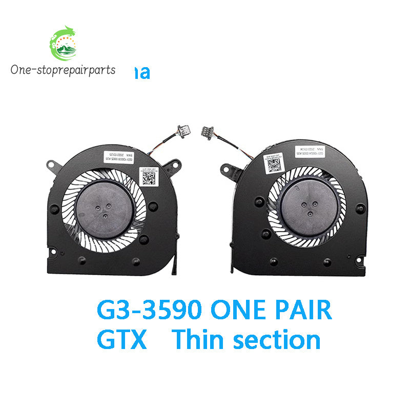 New Original Laptop CPU GPU Cooling Fan FOR DELL G3-3579 G3-3590 Dell laptop repair parts