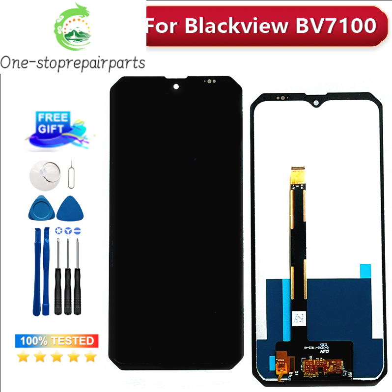6.58" Original For Blackview BV7100 LCD Display + Touch Screen Replacement Tested For Blackview BV 7100 LCD + Tools Blackview phone repair parts