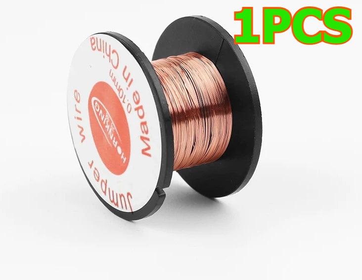 Circuit board motherboard Jumper wire non-abrasive paint-free wiring insulated wire enameled copper wire repair wiring welding connection copper wire 0.1mm Repair Tools
