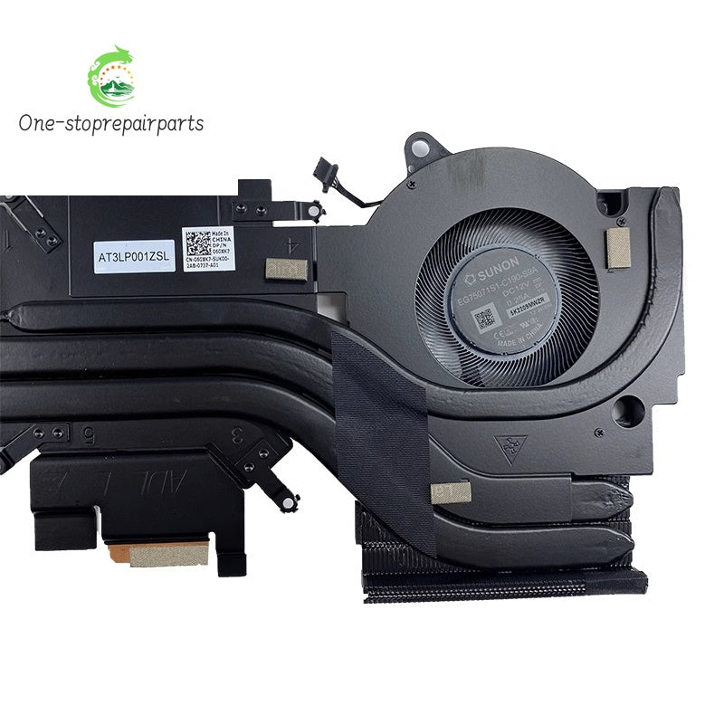 NEW Original LAPTOP CPU GPU Cooling Fan With Heatsink For DELL G15 5520 5521 5525 060XK7 0XF50C Dell laptop repair parts