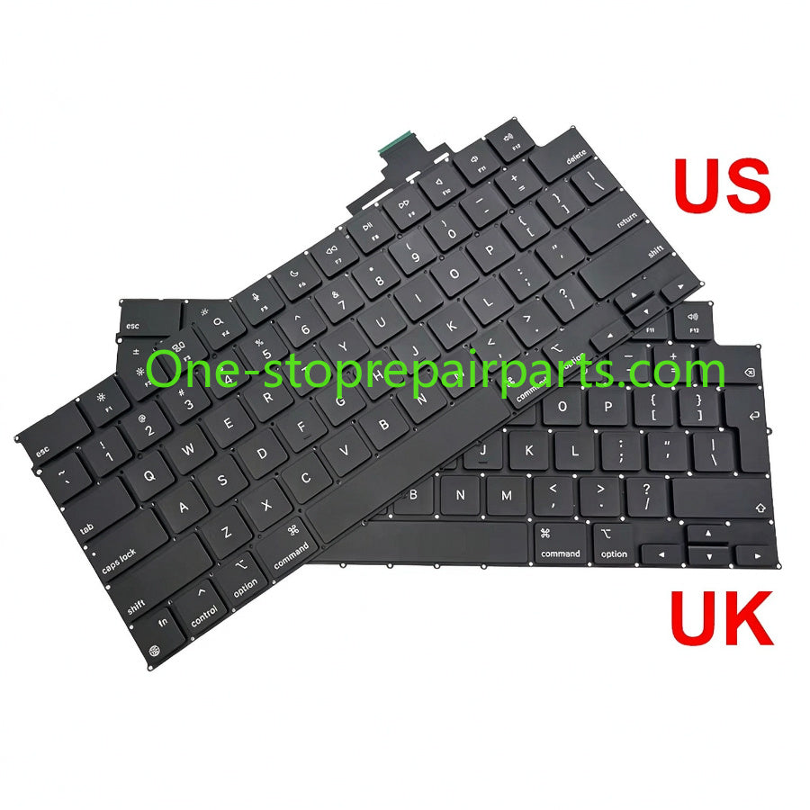 New Laptop Keyboard For MacBook Air 13.6" 15" A2681 A2941 A3113 A3114 Keyboard US UK English French German Spain EU 2022 2024 Macbook repair parts