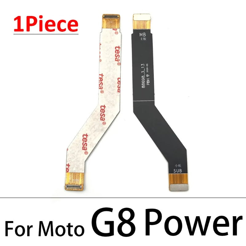 10pcs Main Board Mainboard Connect Flex Cable For Motorola Moto G8 G9 Plus Play Power One Hyper Macro Vision Fusion Plus Motorola phone repair parts