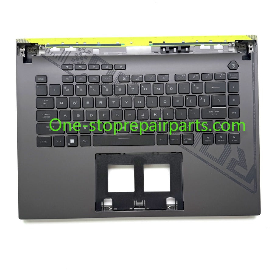 Upper top case keyboard assembly for ASUS ROG Strix Scar 16 ROG G634 Strix Scar 17 SE Strix 7 8 G16 G614JV-AS73 SCAR 16 G614J G614P G634J 2023 2024 year Palmrest keyboard assembly ASUS laptop repair parts