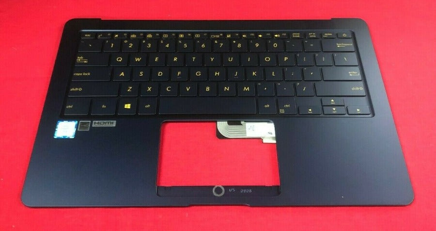 US English (US Layout) Backlit Keyboard Module for ASUS UX490UA-XS74 UX490UA-1A ZenBook UX490 UX490UA PALMREST ASSEMBLY 90NB0EI1-R30610 90NB0EI1-R30300 ASUS laptop repair parts