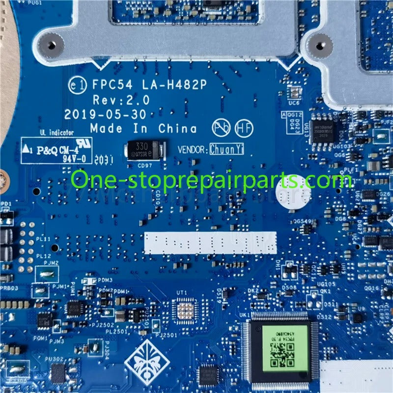 LA-H482P Laptop Motherboard For HP Omen 15-DH With CPU I7-9750H GPU RTX2070 8G GTX1660Ti 6G Motherboard L59767-601 L59764-001 HP laptop repair parts