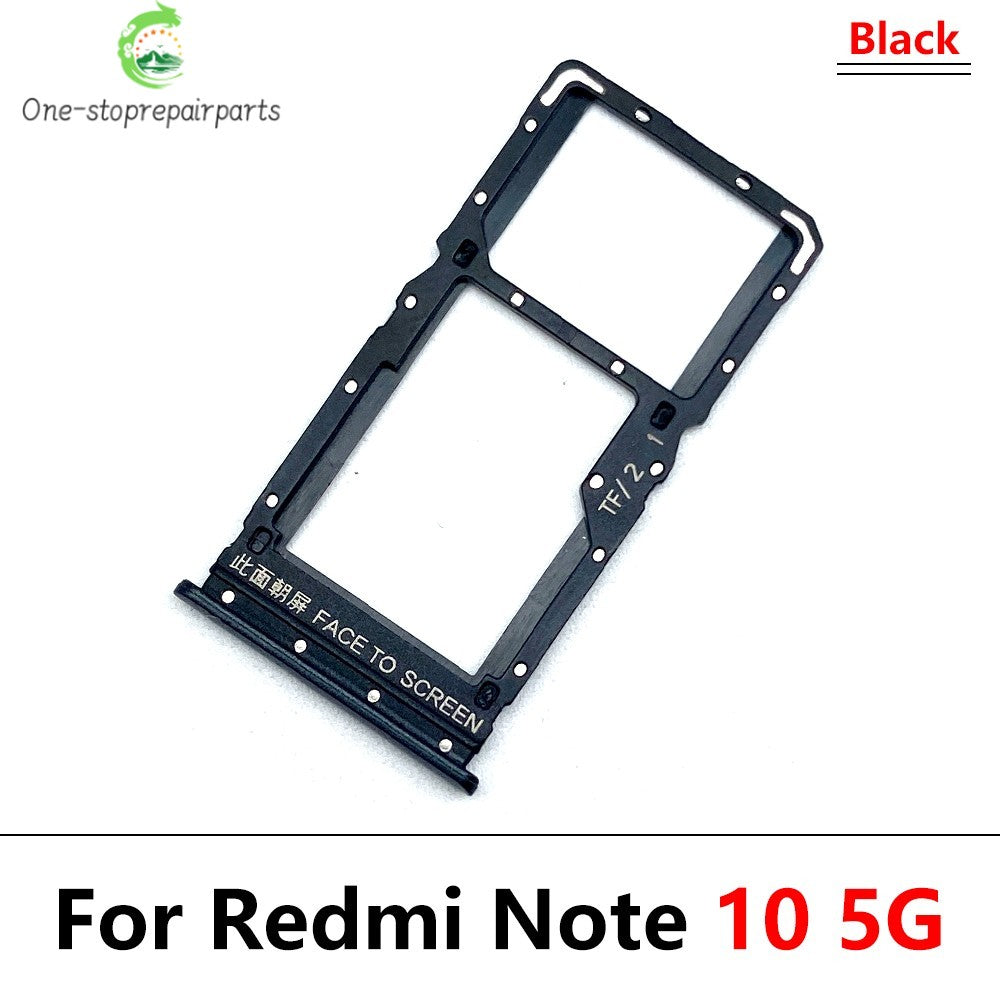 New SiM Card Tray For Xiaomi Redmi Note 10 10s Pro 5G SIM Card Slot SD Card Holder Adapter Replacement Parts  Xiaomi  Xiao mi phone repair parts